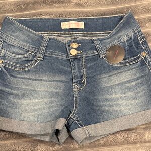 No Boundaries Classic Blue Jean Shorts